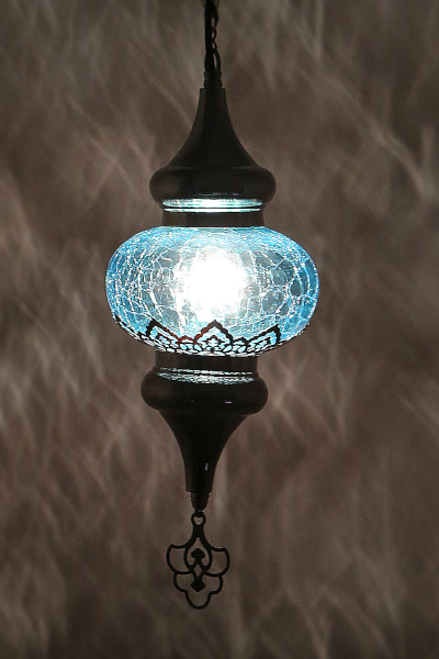 No.3 Size Ottoman Design Nickel Hanging Lamp